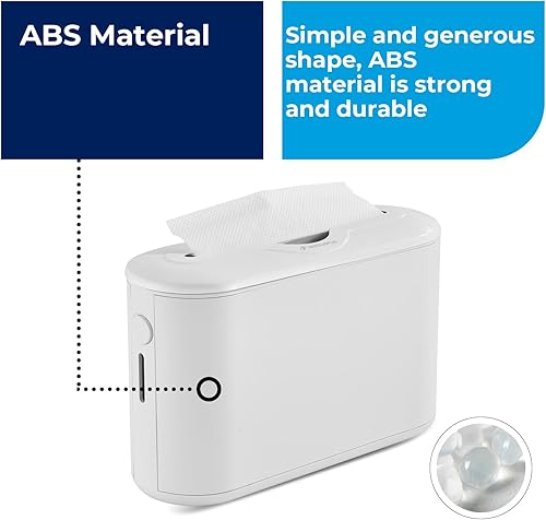 Miniatura 7 de Modunful Dispensador de toallas de papel, dispensador de toallas de mano multipliegues, dispensador de servilletas para cocina, baño, inodoro,