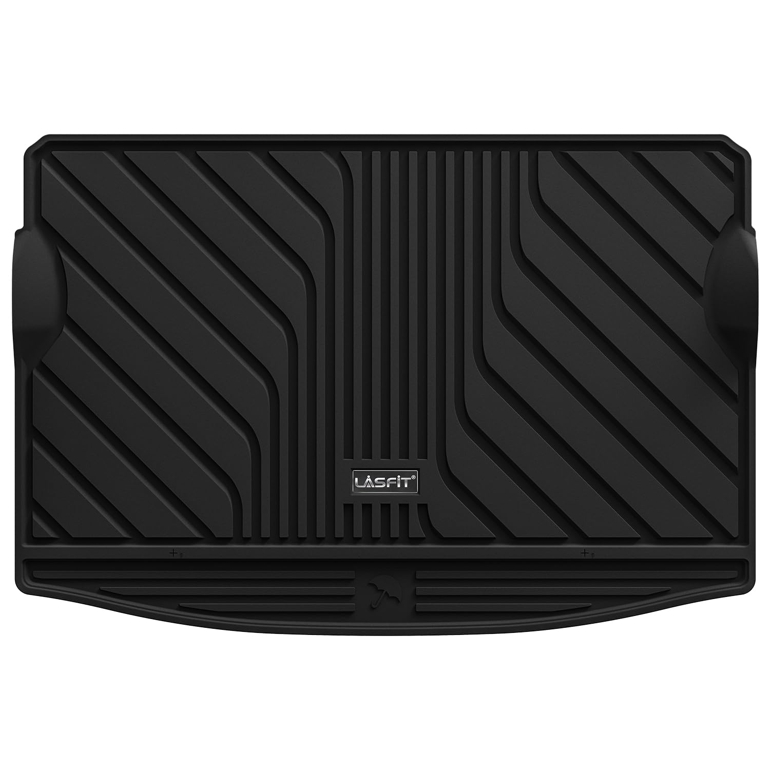LASFIT Cargo Mat for Subaru Impreza & Crosstrek 2026 2025 2024 (Non Hybrid) | All Weather Custom Fit Anti-Slip Pet Friendly Easy Clean TPE Trunk Mat Cargo Tray Liner Accessories, Black