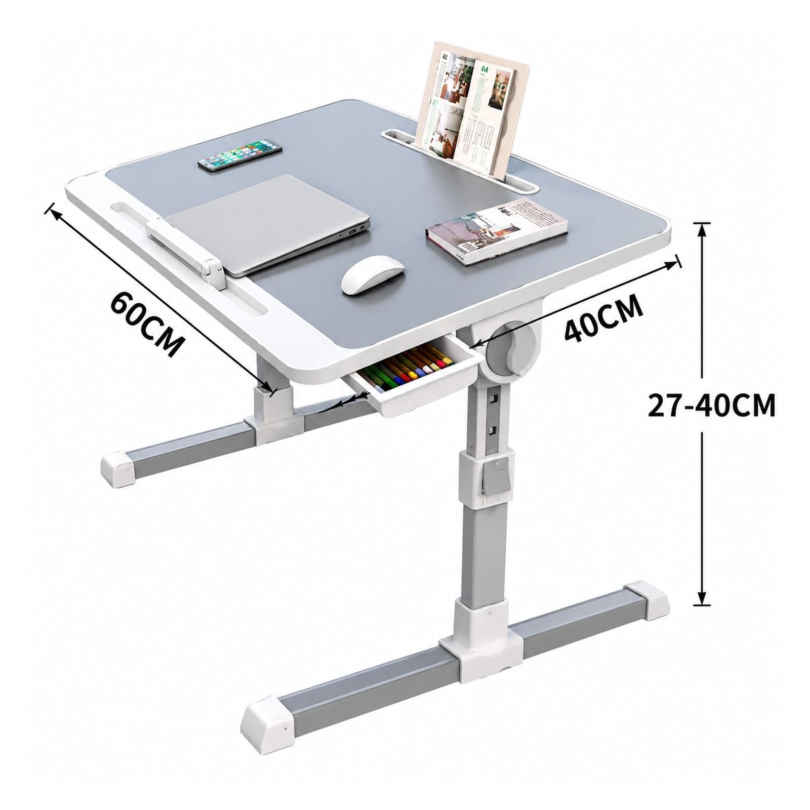 Table de Lit Ordinateur, Bureau de Lit Plateaux de Lit Portables