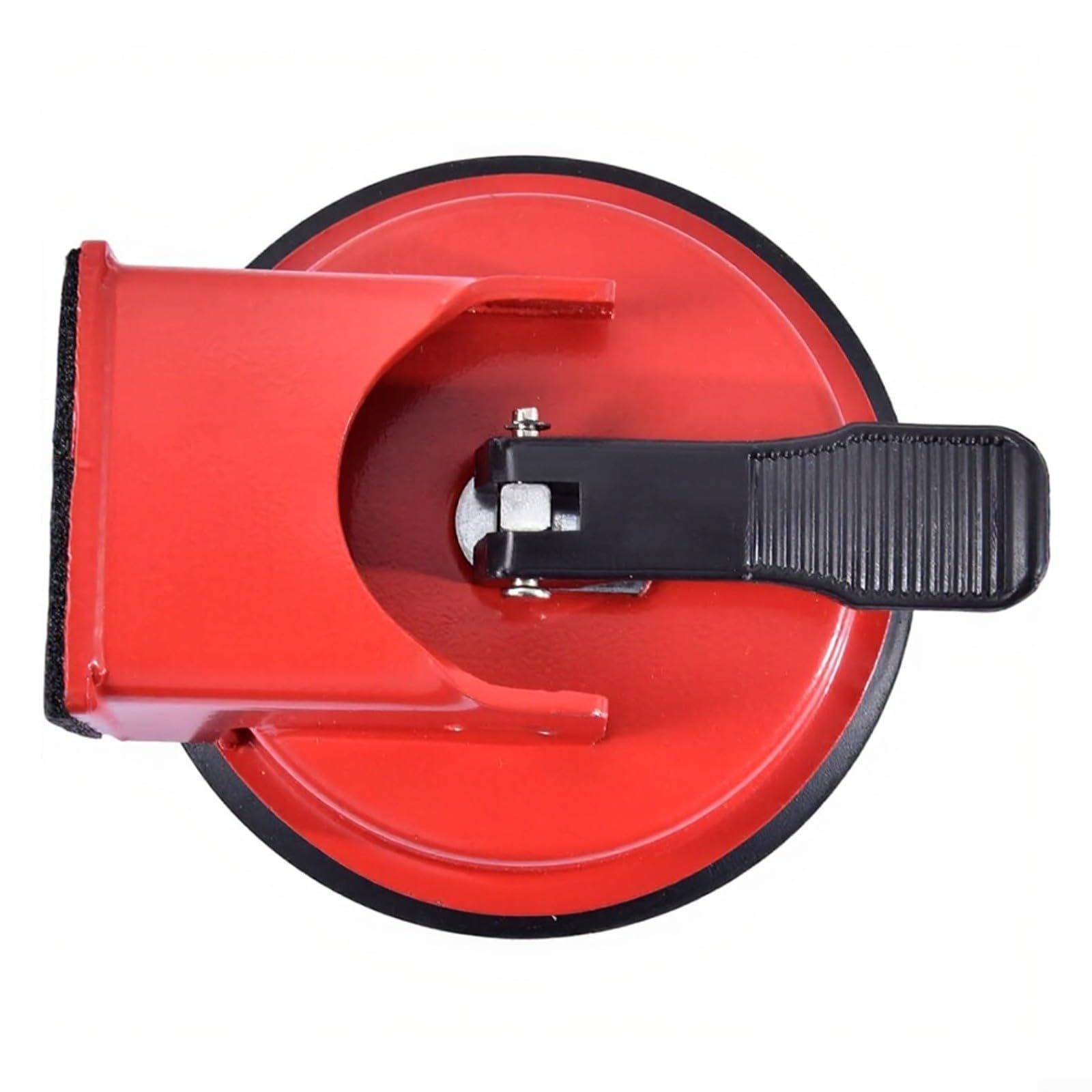 Ventouse Outil de Réparation d'Écart de Sol avec Marteau Réducteur de Bruit et Forte Prise en Vide pour Parquet, Carrelage et Plancher Stratifié Rouge
