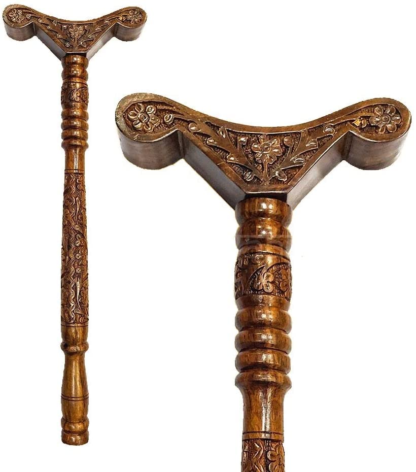 lifestyle Helpmate Wooden Yoga Danda Stick Improved Breath Flow in Nostrils and for Meditation Practices (antick)-image-45
