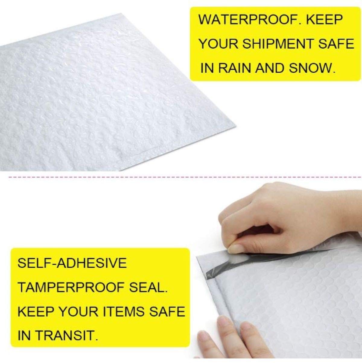 Secure Seal Sobres acolchados de burbujas de polietileno #2 de 8.5 x 12 pulgadas (paquete de 100)