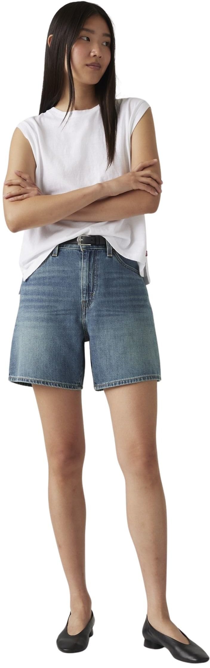 Levi's Donna Pantaloncini in Jeans High Rise, Baggy Fit