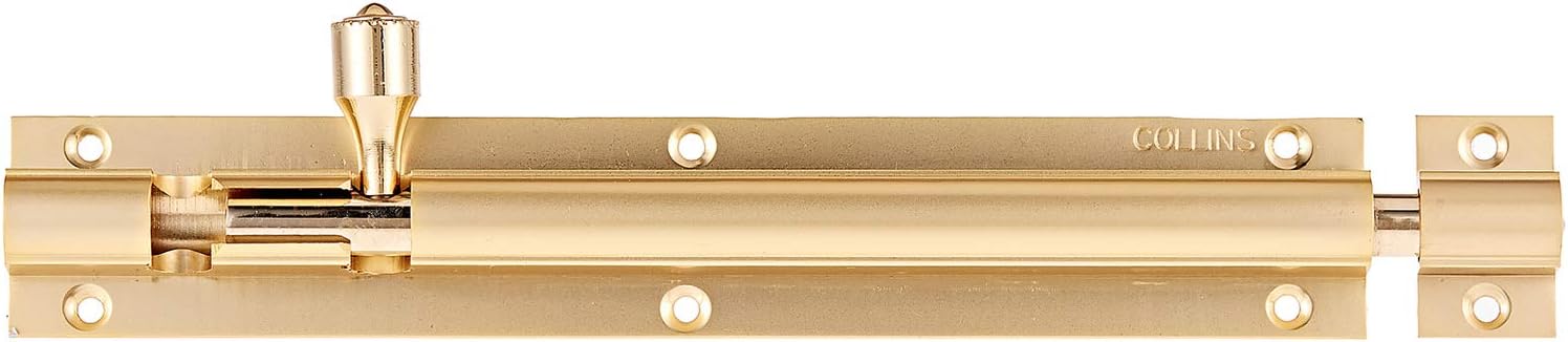 Collins Tower Bolt 8 Inches, Gold