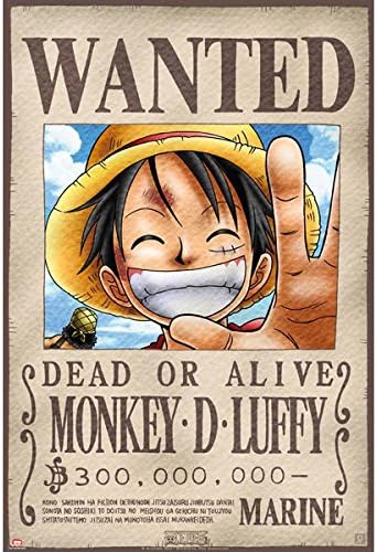Amazon One Piece Wanted Luffy Poster ワンピースポスター ルフィ募集 アニメ 萌えグッズ 通販 Amazon One Piece Wanted Luffy Poster ワンピースポスター ルフィ募集 アニメ 萌えグッズ 通販