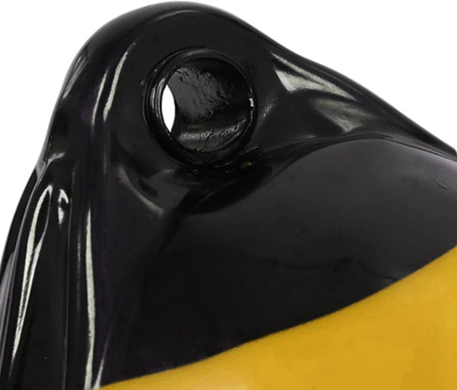 3X 高耐久 PVC ボートボール ラウンド アンカー ブイ ドック バンパーボール 空気注入式 保護 海洋 係留ブイ イエロー