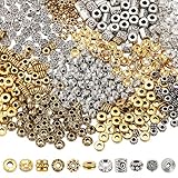 SUNNYCLUE 1 boîte de 550 perles D'Espacement en Alliage de 11 styles Style Tibétain en V...