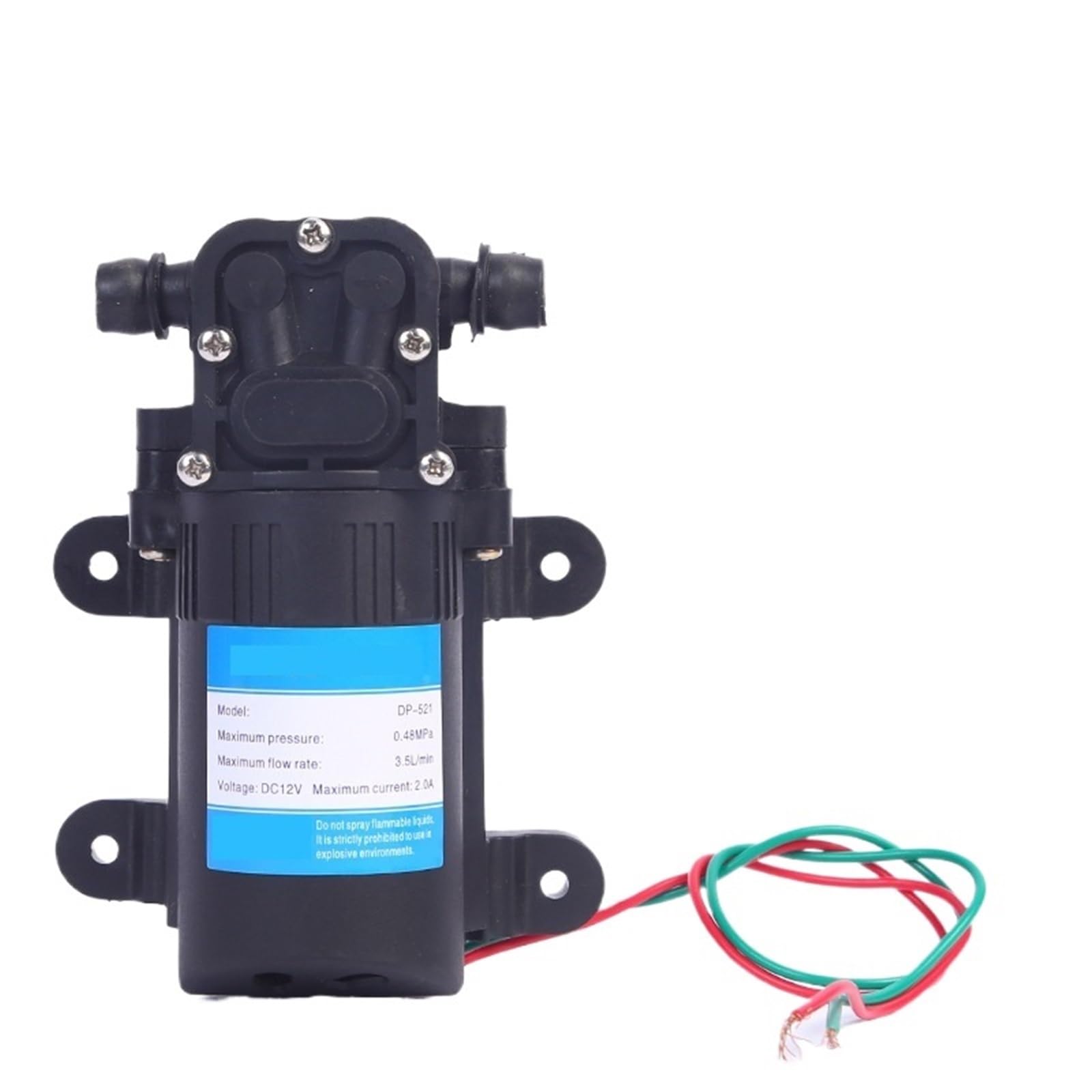 Diaphragm Pump, Diaphragm Pumps 12V 3.5L/min Sturdy Electric Agricultural Water Pump, High Pressure Mini Sprayer
