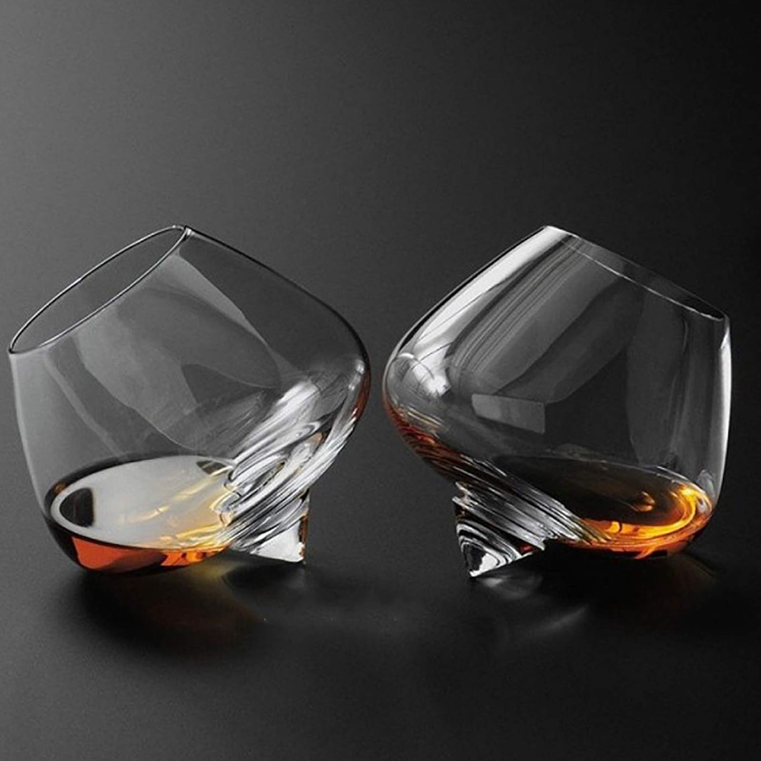 Whisky Bicchieri Per Liquore, Tumbler Rum Vino, Senza Stelo, Calici, Vetro Cristallo Cocktail, Tazzine Whiskey Grappa Cognac Bicchierini Tazze,6pcs