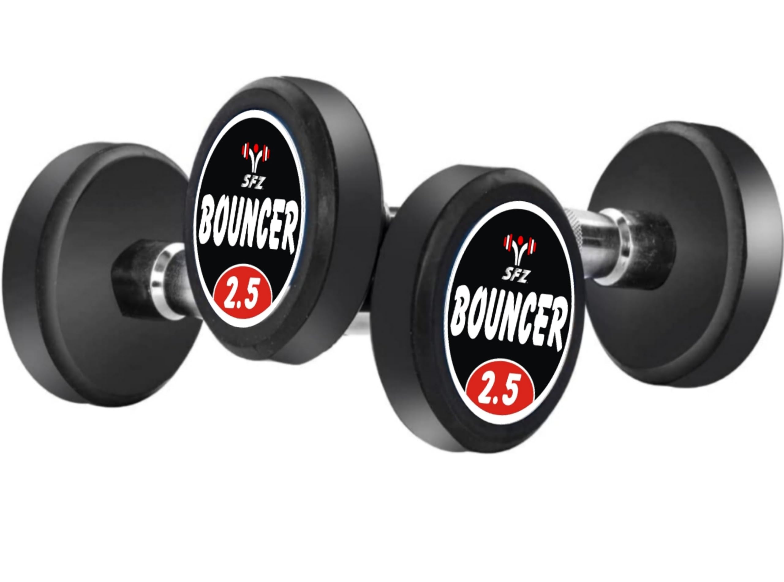 SFZ Bouncer Dumbbells 2.5kg Set, 2.5kg×2pcs Pair,Rubber coated Dumbbells, Home Gym Kit Dumbbells (pack of two) 5kg Weights (B08X7JW2TB) Amazon Price History, Amazon Price Tracker