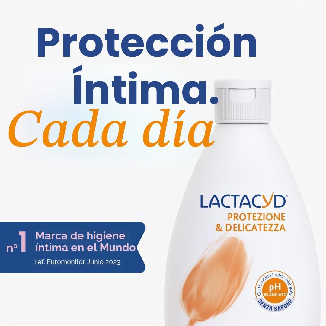 Lactacyd - Protección y delicadeza - pack of 6 x 300 ml (Total: 1800 ml)