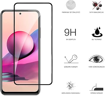 End-to-End Coverage Full Protection Durable Tempered Glass Designed for Xiaomi Redmi Note 10 Pro from Babylon
