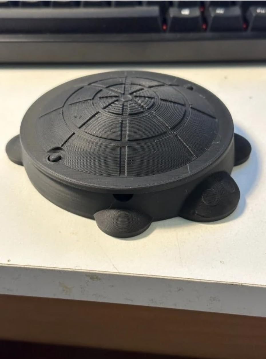 Cute Sandbox Turtle Ashtray with removable lid | Desk Bin Organizer | Animal Ashtray | Fish tank accessories | Feed Hamsters and Gerbils (Green, 5 Inch) image 3