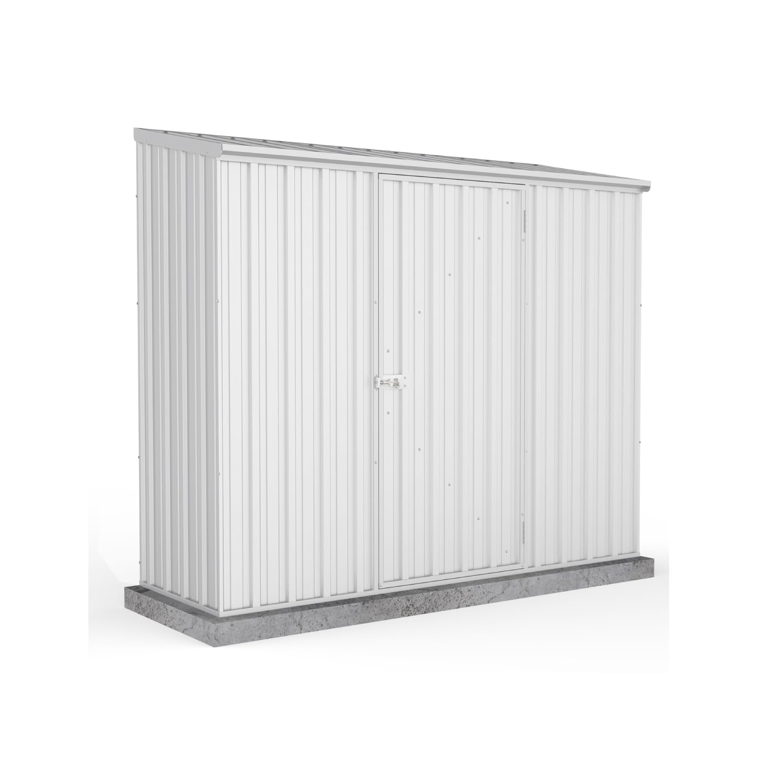 Amazon.com : ABSCO 7' x 3' Space Saver Shed, Aluminum and Steel