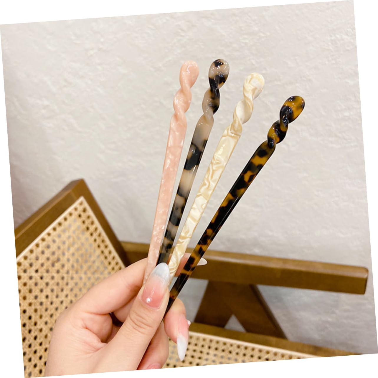 DOITOOL 24pièces Épingles à Cheveux Écailles De Tortue Acétate Pour Chignon Accessoires De Coiffure Élégants Outils De Stylisation Classiques Et
