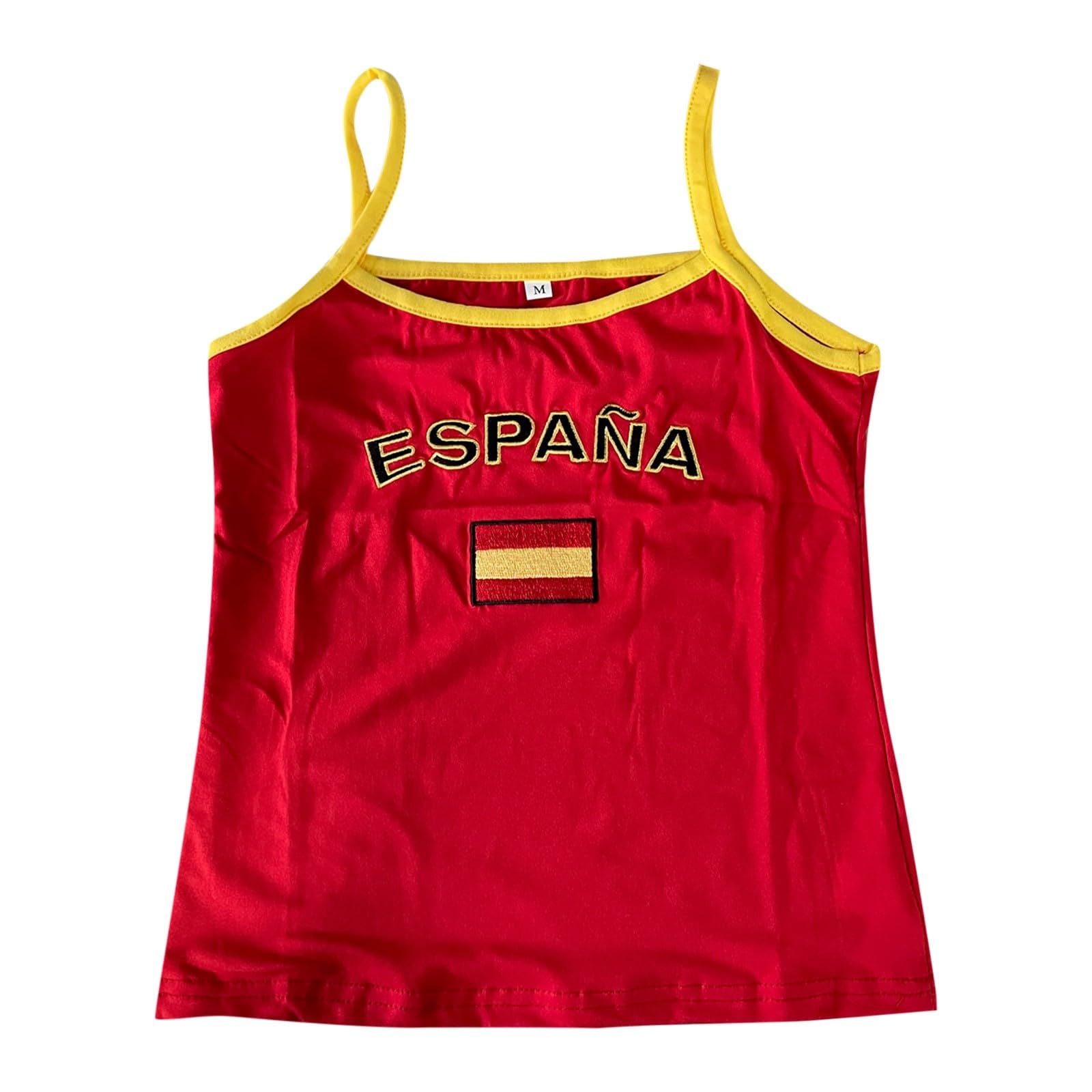 Camisola deportiva mujer sin mangas verano gimnasio letras México bloque color atlética tirantes entrenamiento