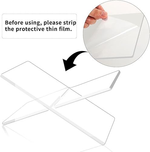 Miniatura 4 de ZOEY Pequeño soporte de acrílico transparente para libros, un soporte de exhibición versátil para todas tus necesidades de libros, perfecto para
