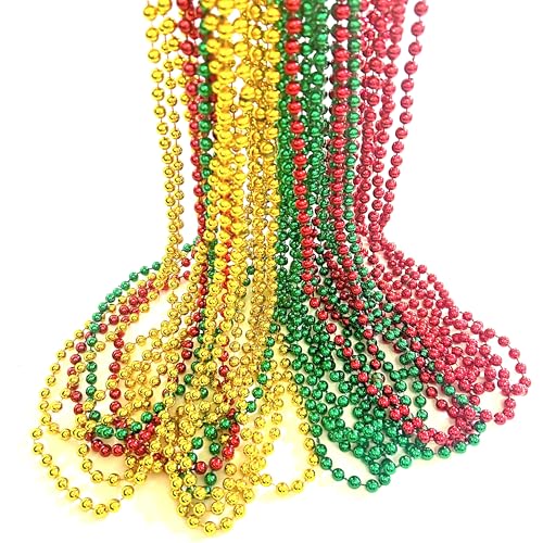 YSPPF 90 Pcs Mexican Cinco De Mayo Celebration Party Beads Necklaces Cinco De Mayo Theme Parade Decorations