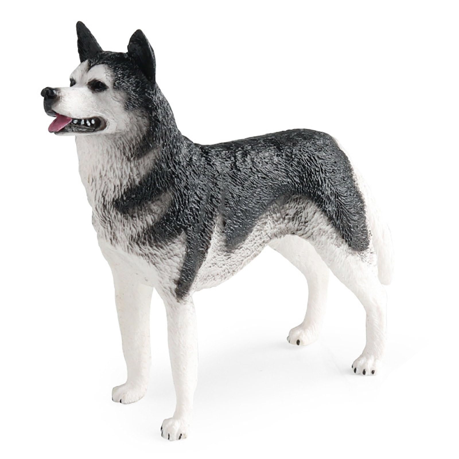 LSTTBO Dog Model Ornament Realistic Figures Puppy Handicrafts Landscape Backyard Desktop Decorations Realistic Dog Statue Statue Dogs Toy