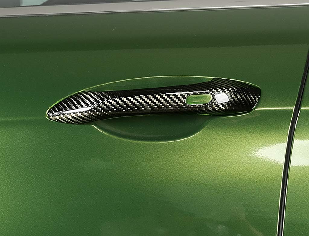 New Carbon Fiber Handle Covers Compatible with Porsche Macan 2014-2020 (with Touch Auto Lock)