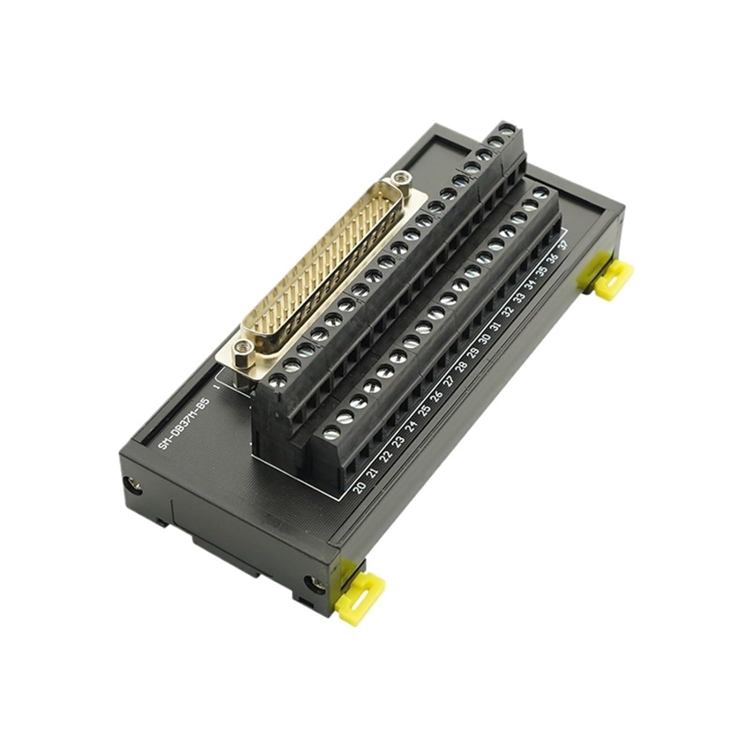 DB37 Male and Female Relay Terminal Block Terminal Block Adapter Plate Splitter Rail Mounted Module D-SUB(SM-DB37M-B5)