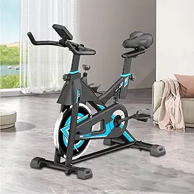 Bicicleta Ergométrica Magnética Profissional com Monitor Digital, Selim Confortável e Suporte para Tablet
