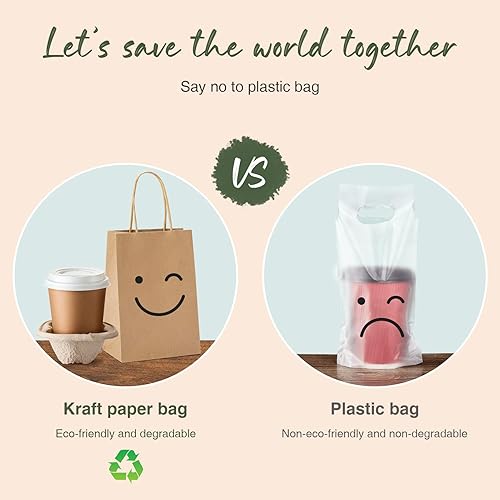 Miniatura 3 de GSSUSA - Bolsa de papel de 525 x 375 x 8 100 unidades