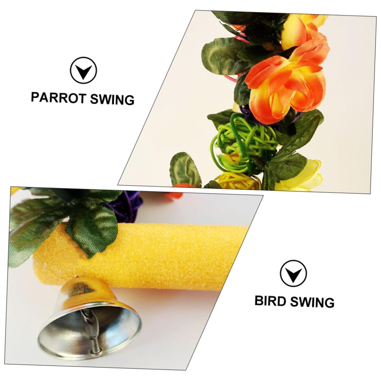 minkissy 3stücke Papageien Schaukelspielzeug Aus Naturholz Für Vögel Kauspielzeug Zur Zahnpflege Als Vogel Zubehör Für Käfige Stressabbauend Und Langlebig