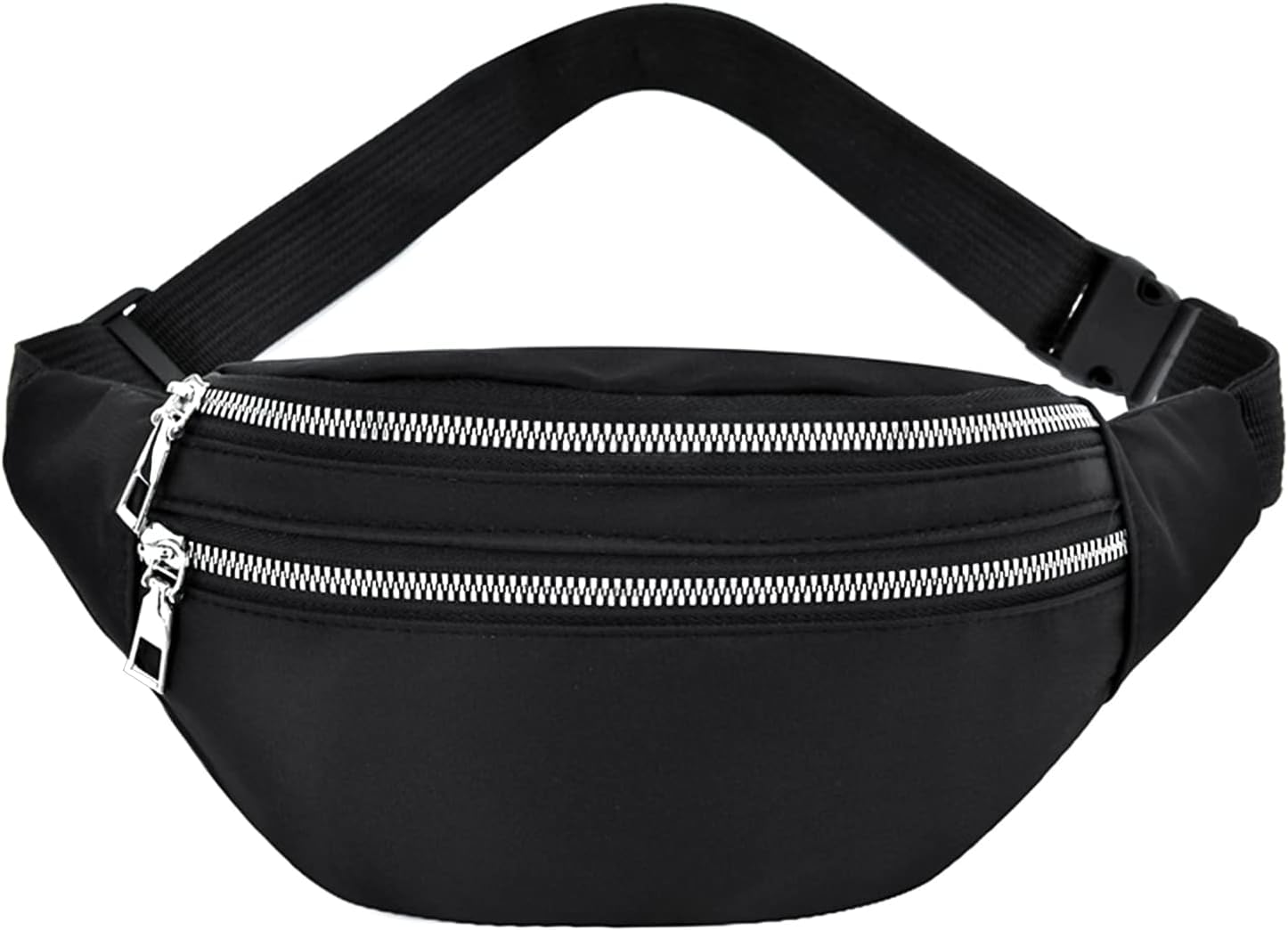 above zero Riñonera para Mujer y Hombre, Riñonera Impermeable con 4 Bolsillos con Cremallera Correa Ajustable Riñonera Elegante e Informal para Acampar, Hacer Senderismo, Hacer Ejercicio, Andar en Bicicleta