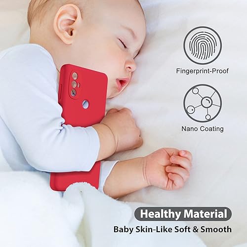 Miniatura 6 de Oaxkco Motorola Moto G Power 2022 - Funda de silicona con protector de pantalla, para mujeres y niñas, bonita funda de teléfono con funda de cámara,