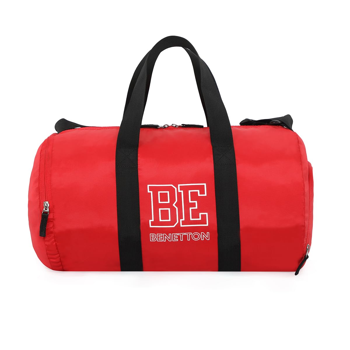 United Colors Of Benetton Drew Polyester Gym Bag Duffel for Unisex - Red