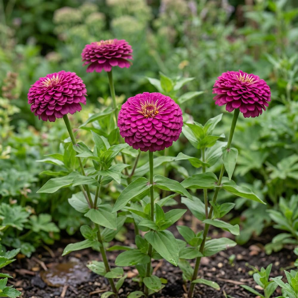 Zinnia Cresto Citrus Mixed Seeds – Bright Citrus Colour Mix – Long Lasting Cut Flowers – Summer Flowering Annual – Ideal for Borders & Pollinators