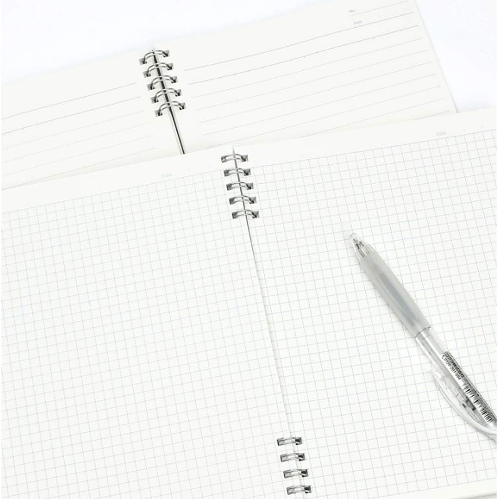 DIDI Cuaderno Encuadernado En Espiral, Cuadrículahorizontal, Papel