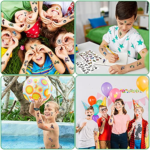 Versrh 8Pcs Dirt Bike Temporary Tattoos, Cartoon Fake Tattoos For Kids Party Favors, Cool Waterproof Body Sticker Decorations, Anime Face/Hand Tattoos, Dirt Bike Supplies For Boys Girls Birthday Party Description Of The Issue - Old Title Characters Are Too Long #TOP6