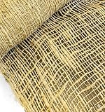 Jutemill, Jute Burlap Netting mesh 48 Inch X 15 Feet 60 sq ft Gardening Burlap Erosion Control Liners, Loose Weave Jute-Burlap for Raised Bed, Seed Cover, Slope Soil Saver and Garden Blanket, 48W X15L