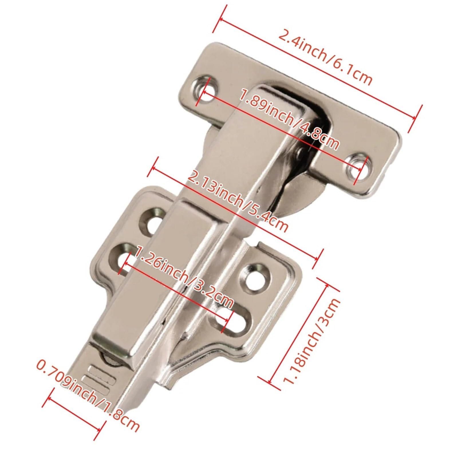 8Pcs 90 Grad Hydraulische Scharnier 180 Abnehmbare Küche Schrank Tür Soft Closing Scharniere Möbel Teile Hardware für Küchenschränke