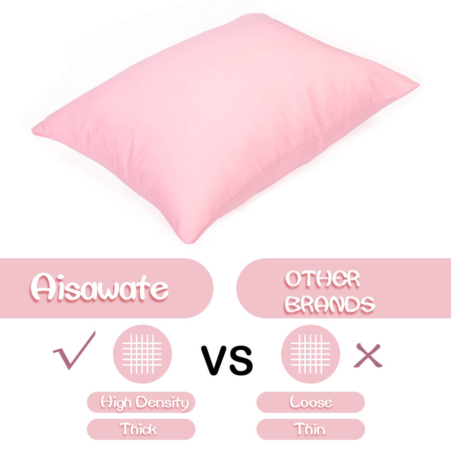 Lot De 2 Taies D'Oreiller Coton Pour Coussin D'Allaitement - Doux, Respirant Et Lavable - Motifs Tendances Étoiles, Cœurs, Ours