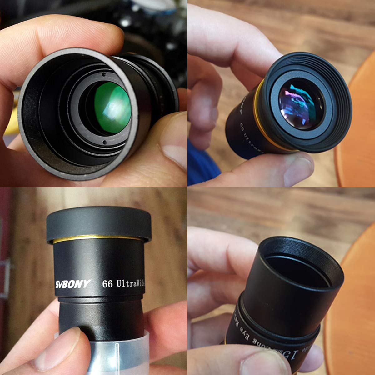 Svbony Oculare 1.25" Oculare Telescopico FMC 66 Gradi FOV Oculare 15mm Oculare per Telescopio Astronomico(15mm)