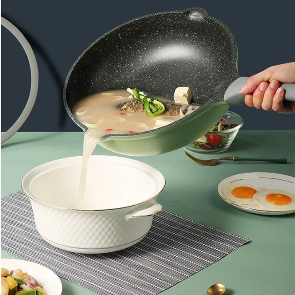 Kochgeschirr-Set, Suppentopf, Bratpfanne, Kochwerkzeug, Antihaft-Pfanne, Küche, Induktionsherd, Milchtopf, Nudeln, Topf, Wok, Eintopf, Auflauf