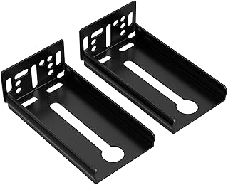 goldenwarm 1 Pair Rear Mounting Brackets for Heavy Duty Drawer Slide Cabinet Dresser Kitchen Drawer Bracket for Face Frame Cabinets Replacement Part