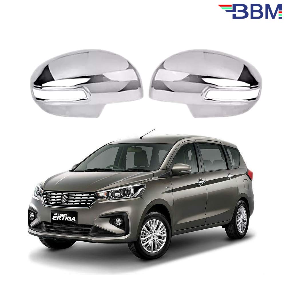 BBM Side Mirror Heavy quality plastic Chrome Cover for Maruti Suzuki