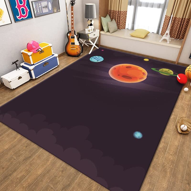 Teppich Lila Flauschig Kurzflor,Mikrofaser Super Weich,Anti-Rutsch,Waschbar,Teppich Webteppich Für...