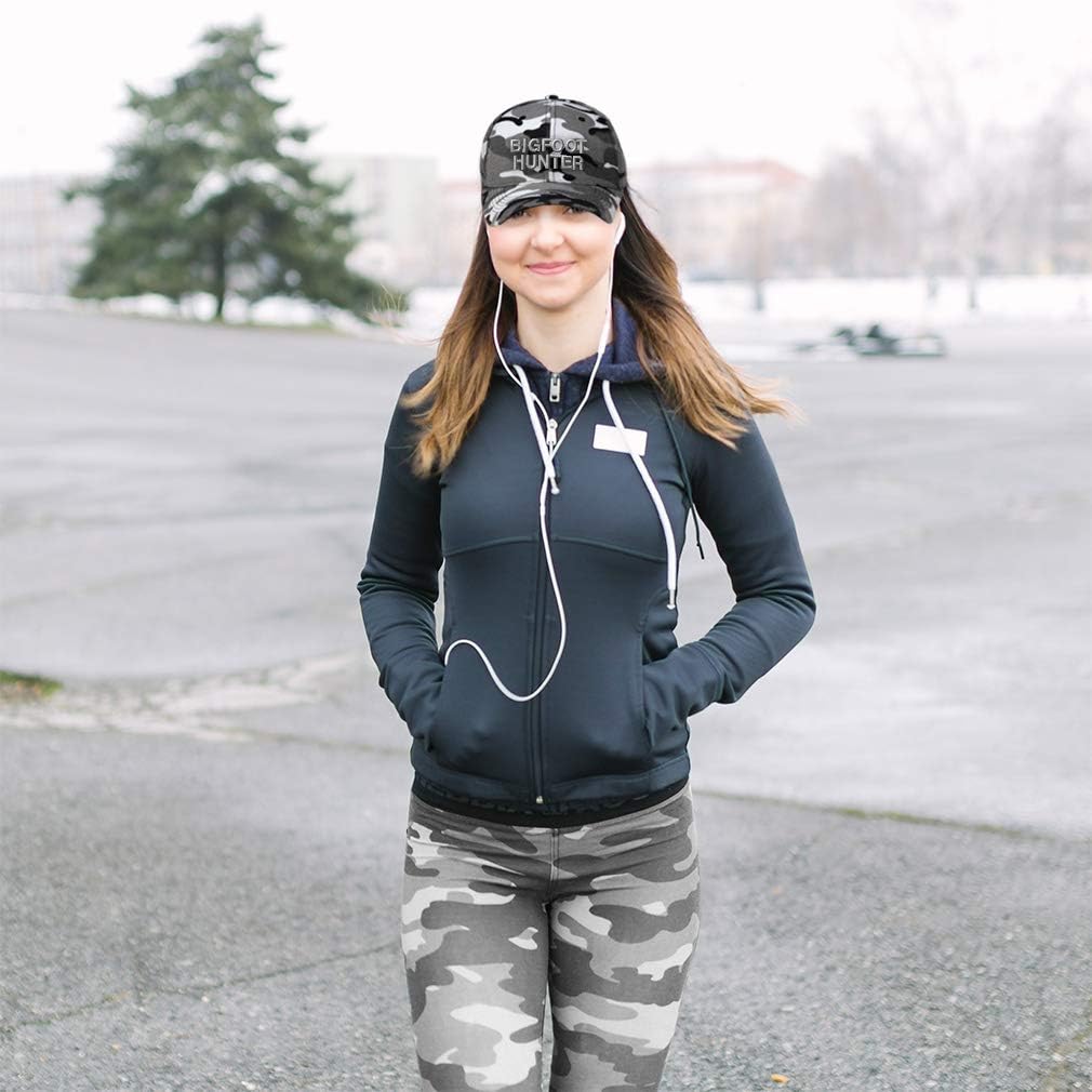 Custom City Camo Baseball Cap Wild Bigfoot Hunter B Embroidery Acrylic - Image 3