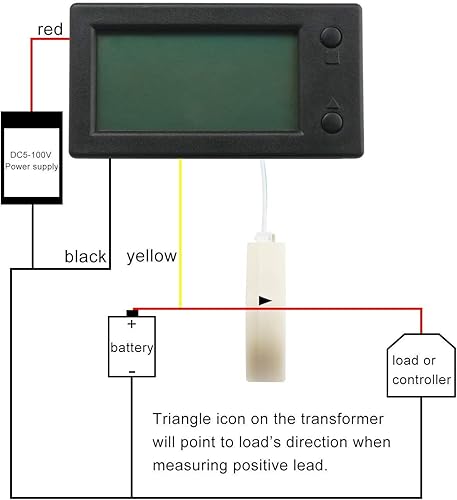 Miniatura 5 de DROK Monitor de batería DC 0-300V 200A con paquete de alambre Shilded de 1.6 ft o 8.2 ft