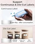 Label Maker Machine- Phomemo D50 Mini Label Maker with Cutter Thermal Label Printer for 3/4" to 7/8" Tape, Labeler for Home Organization, School, Office, Gift, Support iOS & Android