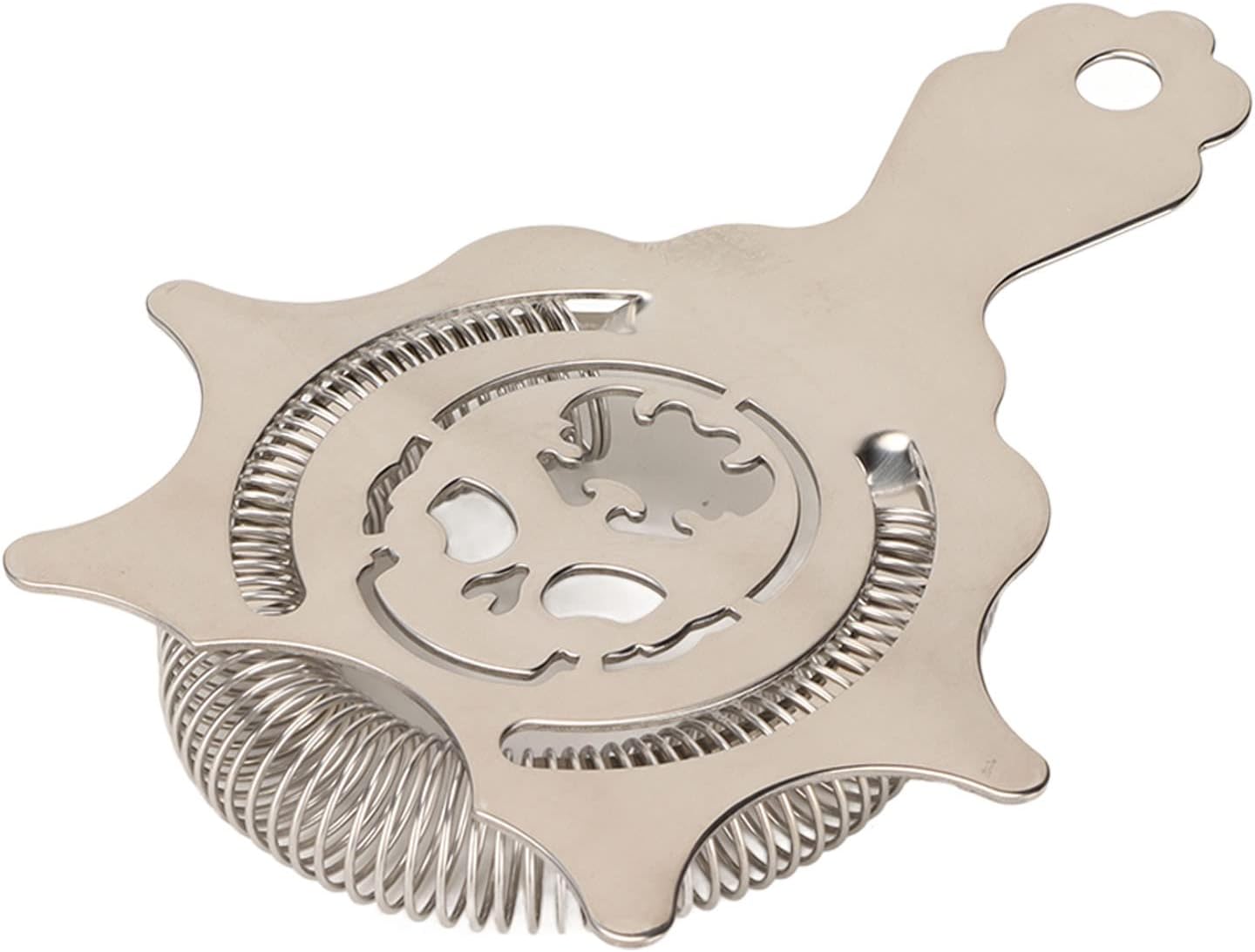 VINGVO Cocktail Strainer, Stainless Steel Bar Cocktail Strainer Filter, Efficient Filtration with Comfortable Grip, Ideal for Bartending, Home & Kitchen