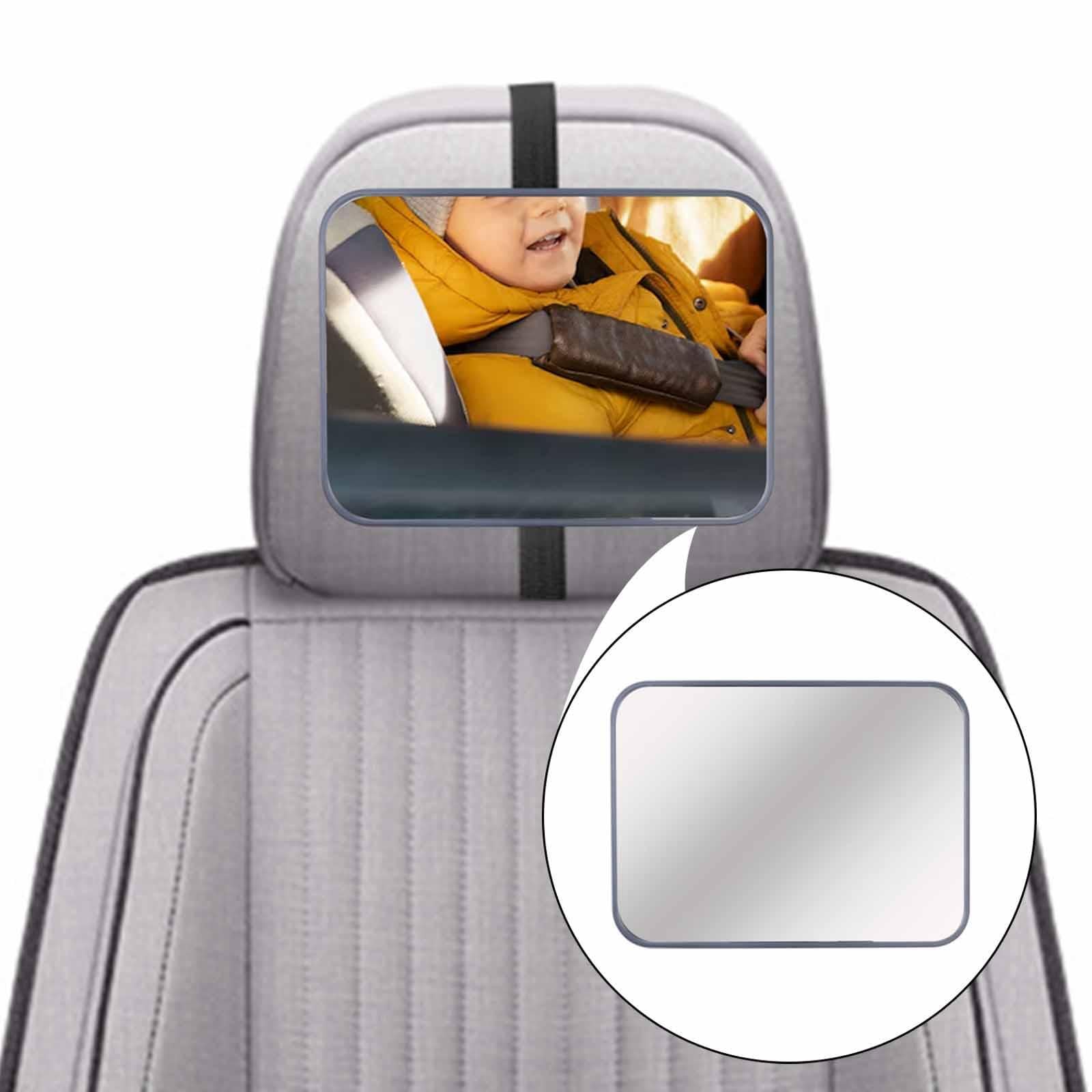 Menolana Rearview Baby Mirror Child Vehicle Seat Mirror Lightweight Easy Installation for Car for SUV Van Truck Road Trip