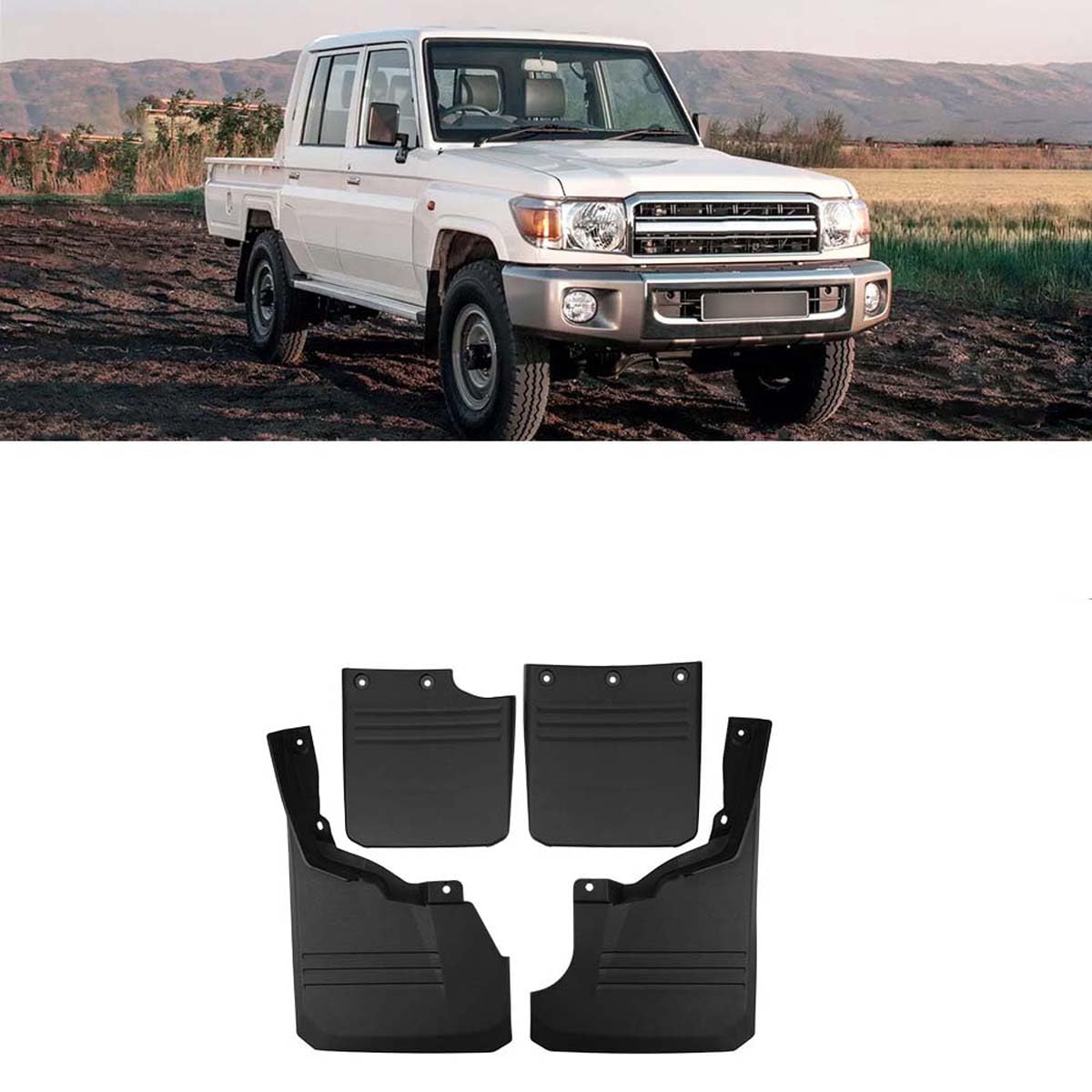 Garde-Boue pour Voiture Toyota Land Cruiser LC79 FJ70 Accessoire 2007