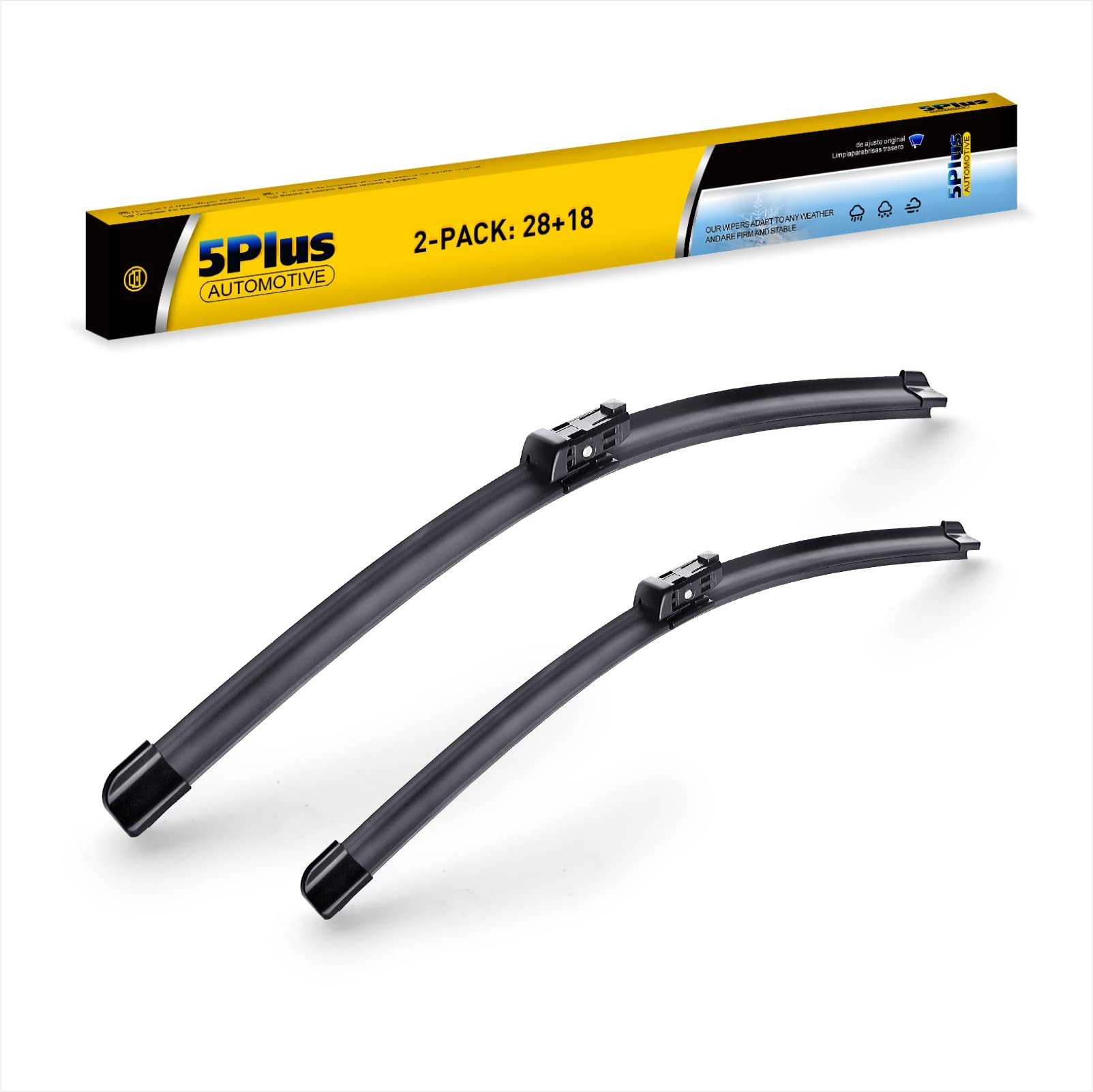 5 PLUS28"+18" Wiper Blades Replacement for 2020-2012 Tesla Model S Windshield Wipers,Original Equipment Automotive Replacement Windshield Wiper Blades