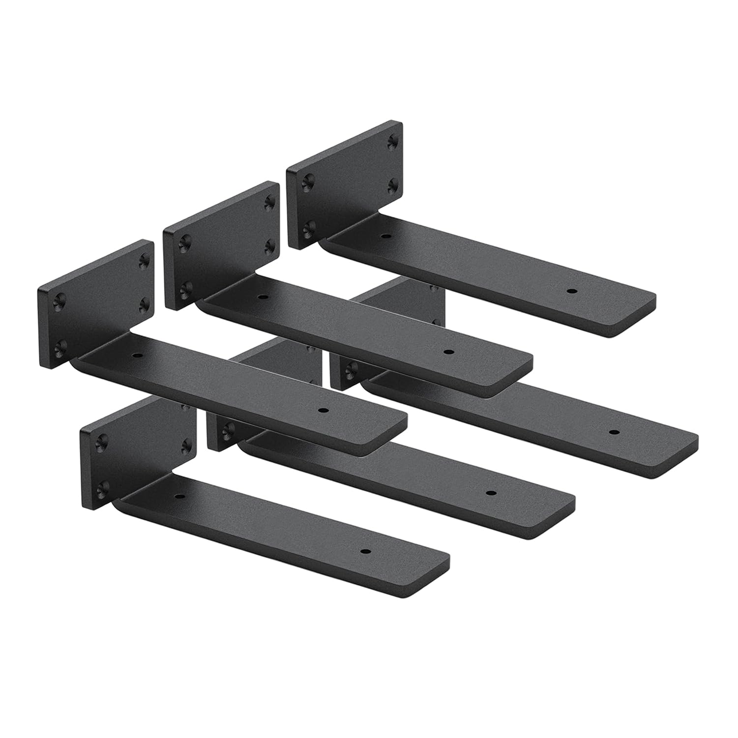 Shelf Bracket 8L X 4W X 1.6H Heavy Duty Floating Shelf Brackets Brackets For Shelves 6 Pcs SJZJGBZJYGHWMVHQJV0